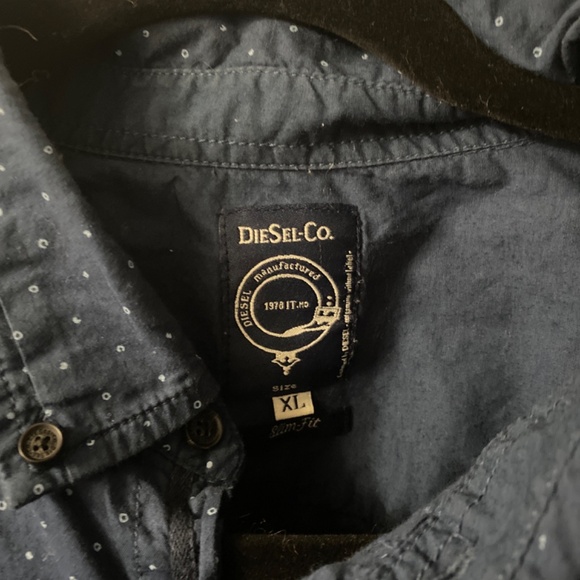 Diesel Co. Men’s shirt size XL slim fit - Picture 2 of 4